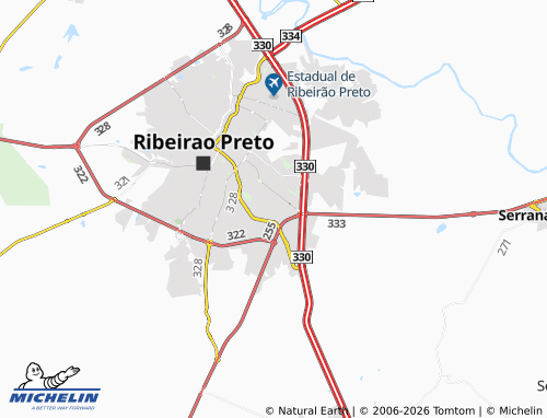 Mapa MICHELIN Subsetor Leste Seis - ViaMichelin