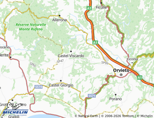 MICHELIN Viceno map - ViaMichelin
