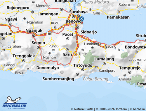 MICHELIN-Landkarte Kota Malang - ViaMichelin