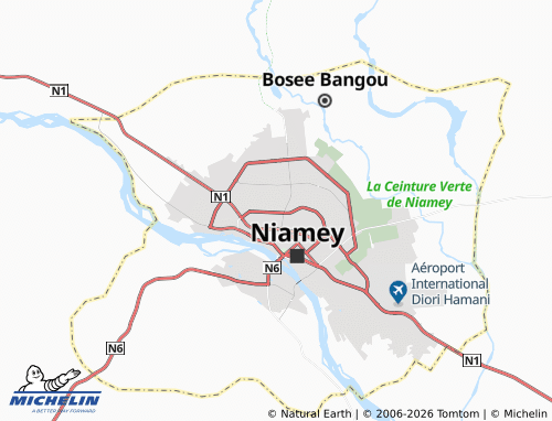 Mappa MICHELIN Issa Béri Extension - ViaMichelin