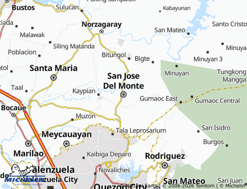 MICHELIN San Jose Del Monte map - ViaMichelin