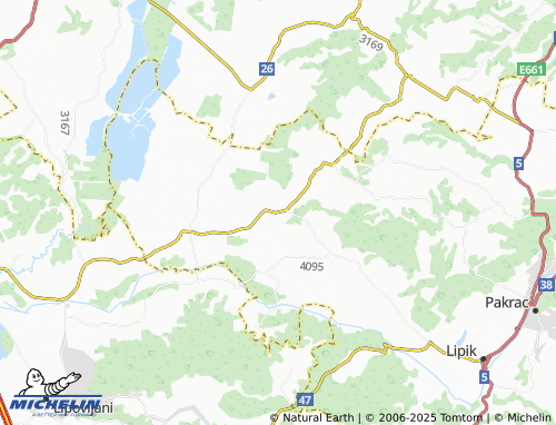 MICHELIN Gaj map - ViaMichelin