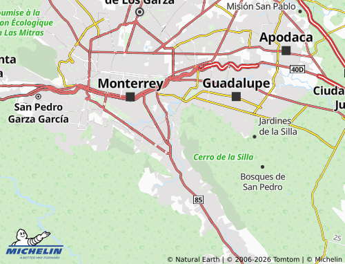 MICHELIN Pedregal del Contry map - ViaMichelin