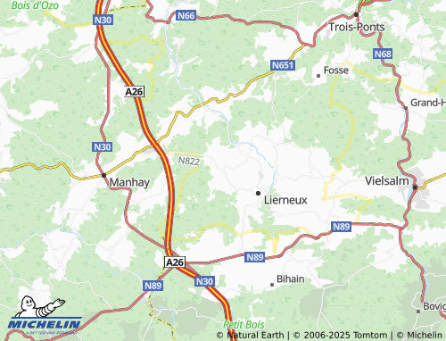MICHELIN Jevigné map - ViaMichelin