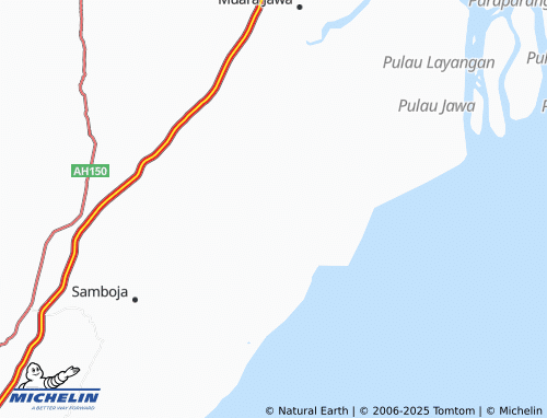 MICHELIN Sanipah map - ViaMichelin