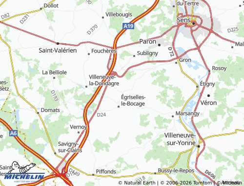 MICHELIN Cornant map - ViaMichelin