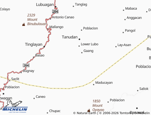 MICHELIN Dacalan map - ViaMichelin