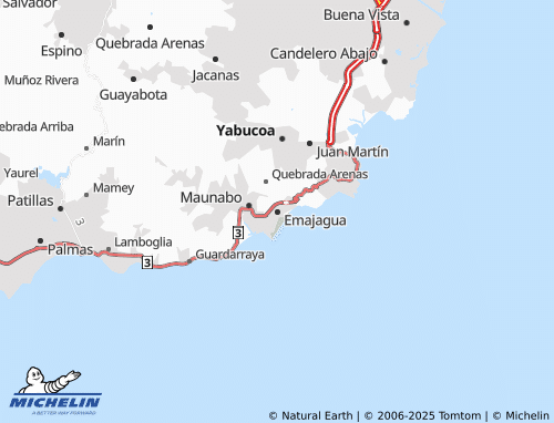 MICHELIN Emajagua map - ViaMichelin