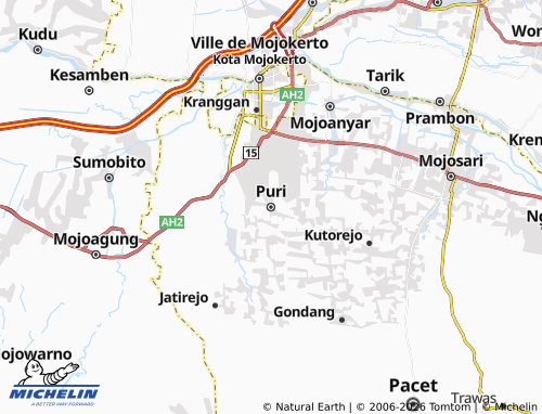 MICHELIN-Landkarte Puri - ViaMichelin