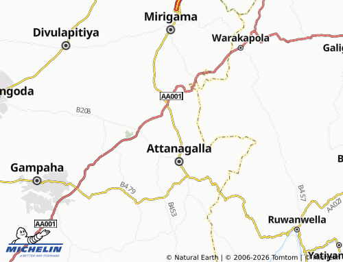 Mappa MICHELIN Ellakkala West - ViaMichelin
