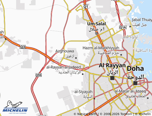 MICHELIN Al Nasiriyah map - ViaMichelin
