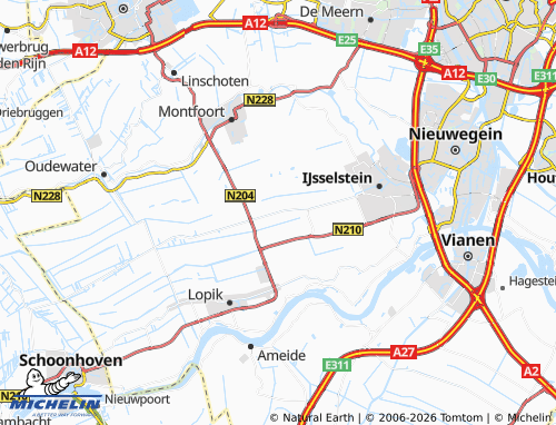 Kaart MICHELIN Benschop - ViaMichelin