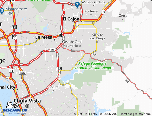 Mappa MICHELIN Spring Valley - ViaMichelin