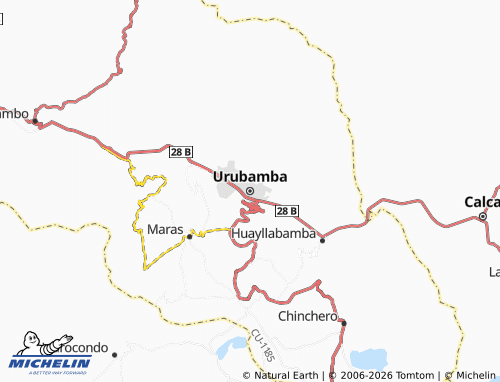 Carte MICHELIN Urubamba - ViaMichelin