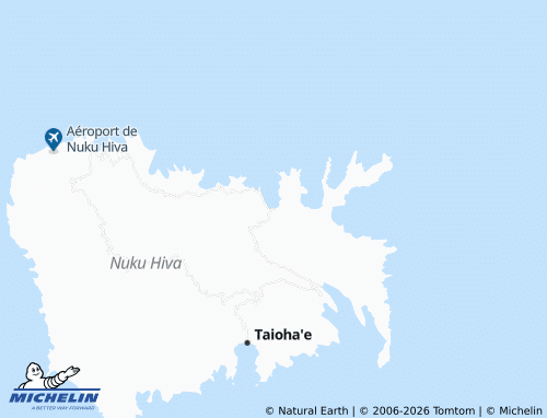 MICHELIN Hatihe'u map - ViaMichelin