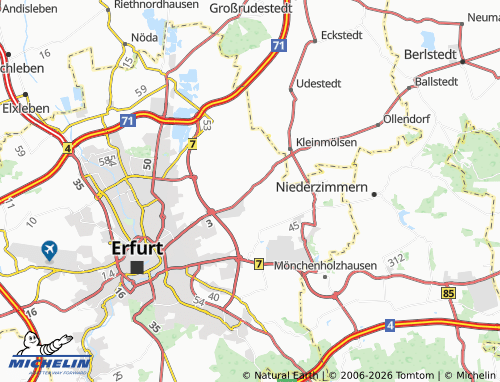 MICHELIN Kerspleben map - ViaMichelin