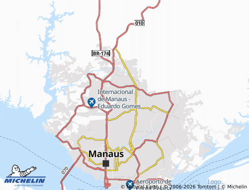 Mapa MICHELIN Colônia Terra Nova - ViaMichelin