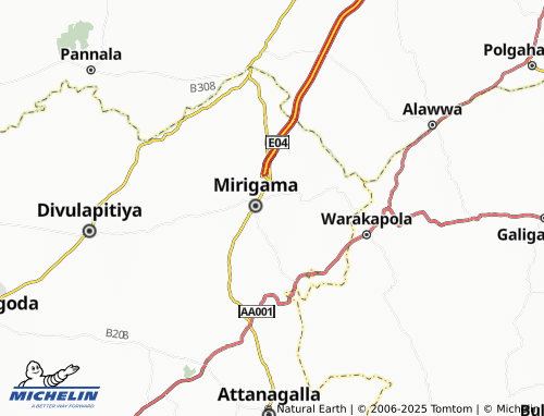 MICHELIN Kindiwala map - ViaMichelin
