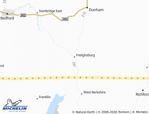Mapa MICHELIN Frelighsburg - ViaMichelin