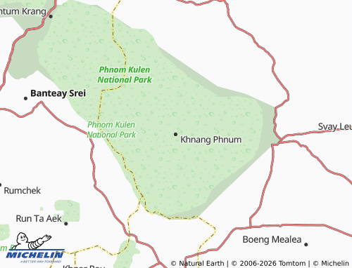 Mappa MICHELIN Khnang Phnum - ViaMichelin