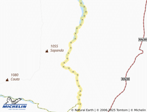 MICHELIN Lwando map - ViaMichelin