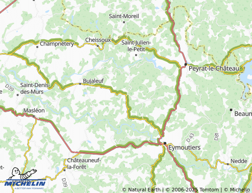 MICHELIN Négrignas map - ViaMichelin