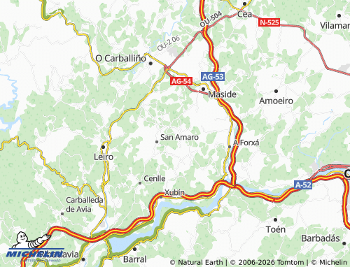 Mapa MICHELIN Lamego - ViaMichelin
