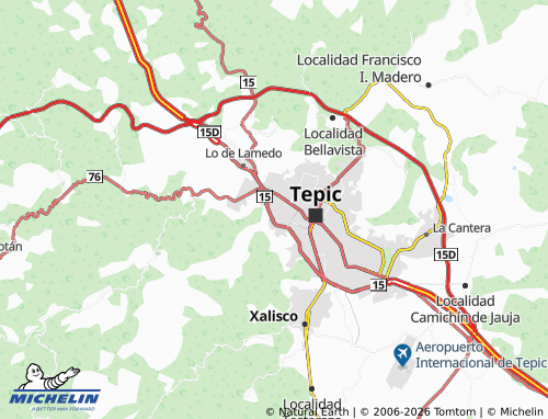 Kaart MICHELIN Lindavista - ViaMichelin