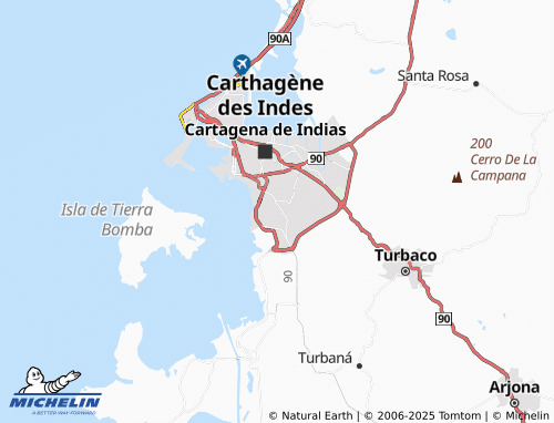 MICHELIN Henequén map - ViaMichelin