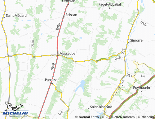 Mapa MICHELIN Bellegarde - ViaMichelin