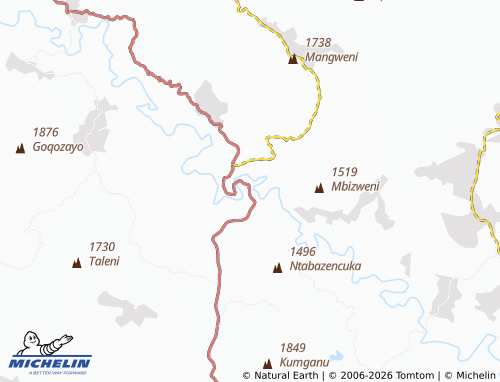 MICHELIN-Landkarte Simela - ViaMichelin