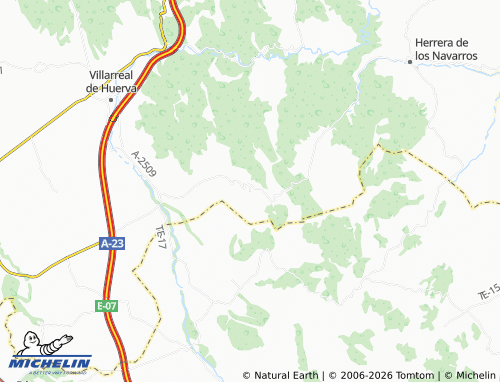 MICHELIN-Landkarte Fombuena - ViaMichelin