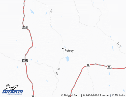 Carte MICHELIN Petrey - ViaMichelin