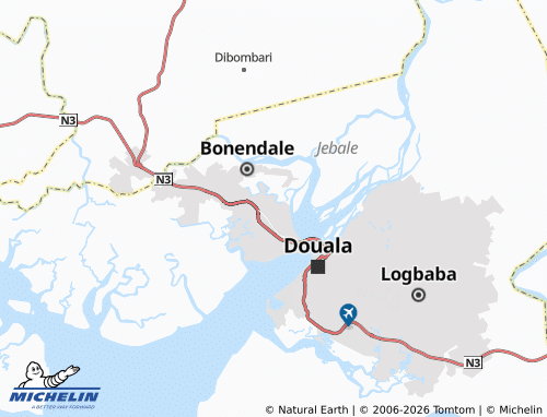 MICHELIN-Landkarte Bonamatoumbe - ViaMichelin