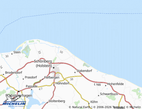 MICHELIN Schönbergerstrand map - ViaMichelin