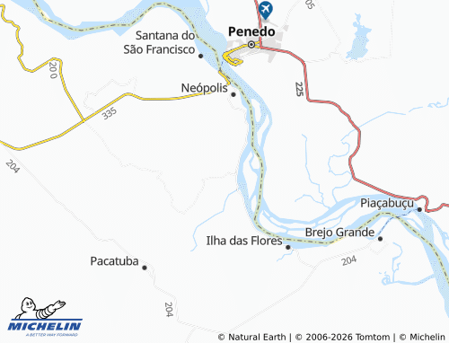 Mappa MICHELIN Alto Santo Antônio - ViaMichelin