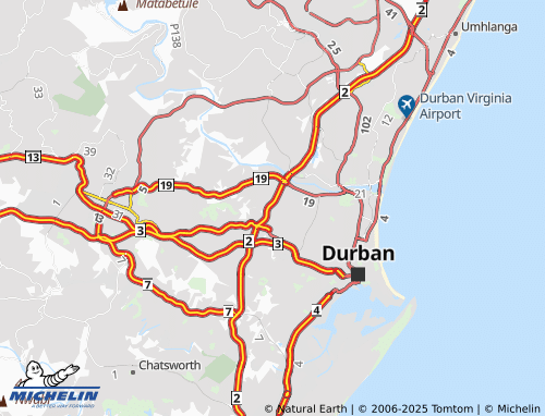 MICHELIN Claire Hills map - ViaMichelin