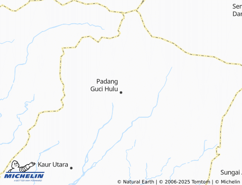 MICHELIN Padang Guci Hulu map - ViaMichelin