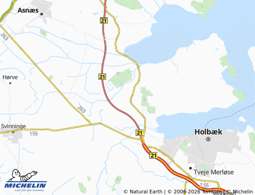MICHELIN-Landkarte Hagested - ViaMichelin