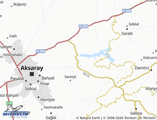 Mapa MICHELIN Gücünkaya - ViaMichelin