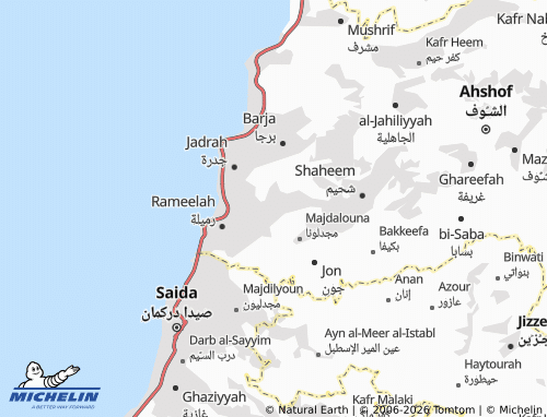 MICHELIN-Landkarte al-Wirdaniyyah - ViaMichelin