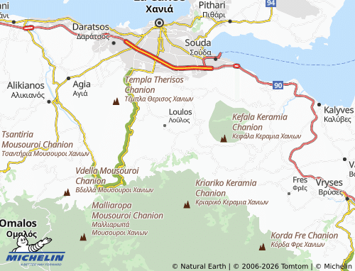 Mappa MICHELIN Gerolakkos - ViaMichelin