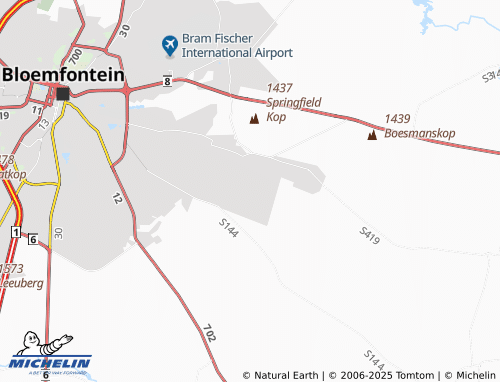 MICHELIN Martindale Agricultural Holdings map - ViaMichelin