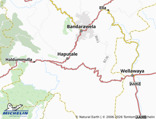 Mapa MICHELIN Thotalagala - ViaMichelin