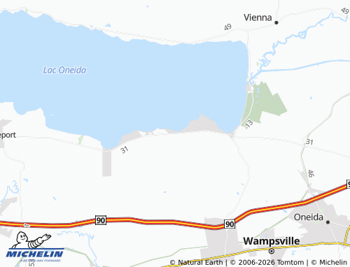 Mapa MICHELIN Messenger Bay - ViaMichelin