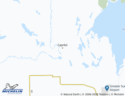 MICHELIN Capréol map - ViaMichelin