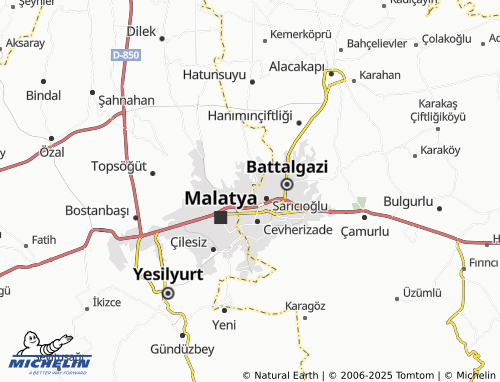 MICHELIN İlyas map - ViaMichelin