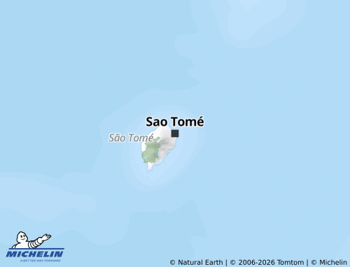 Mapa MICHELIN São Tomé - ViaMichelin