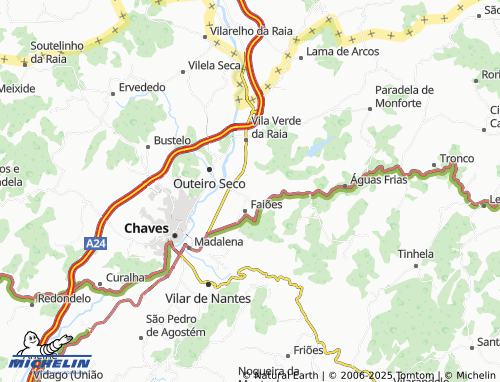 Kaart MICHELIN Santo Estêvão - ViaMichelin