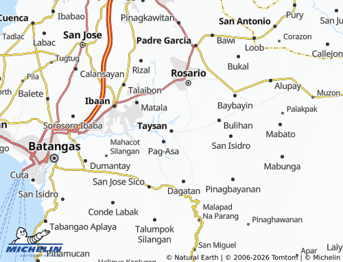 MICHELIN Taysan map - ViaMichelin